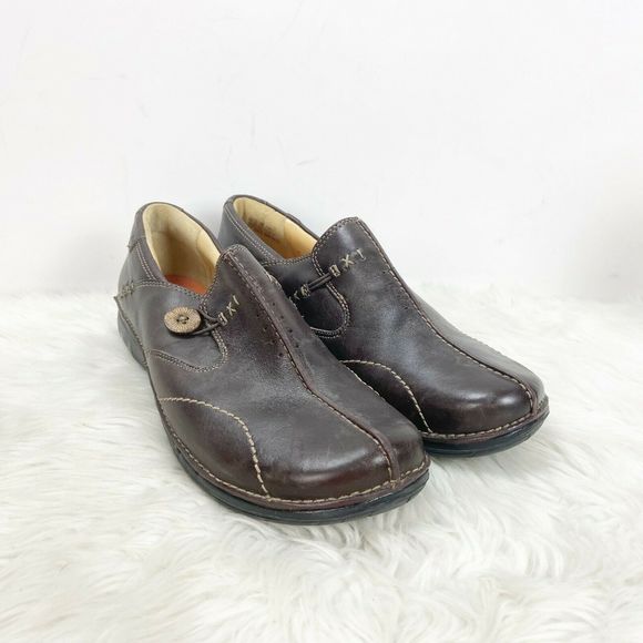 Clarks Shoes - 🇺🇸Clarks Brown Leather Orthapedic Comfort Shoes